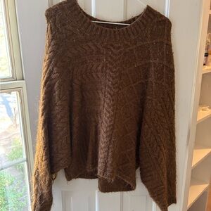 Abercrombie & Fitch Brown Crew Neck Sweater